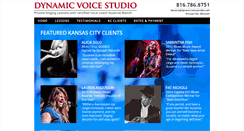 Desktop Screenshot of dynamicvoicestudio.com